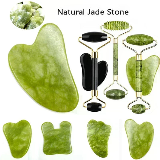Natural Jade Stone Face Massager